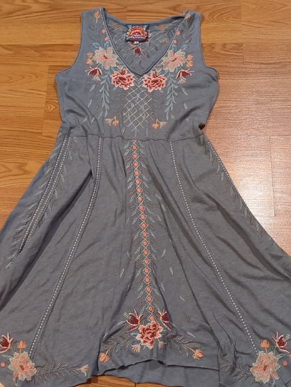 Johnny Was Katrina Embroidered Swing Dress - Picture 4 of 8